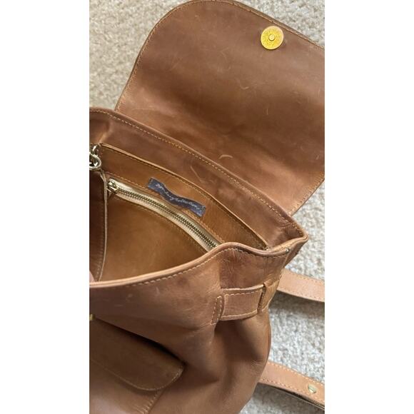 Noonday Collection Homesteader Convertible Backpack Tan Leather -Defect Area - Picture 14 of 15